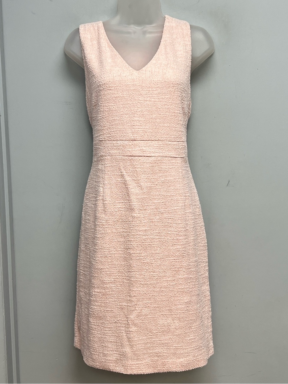 Nicole Miller New York Pink Bouclé Sheath Dress Size 12
